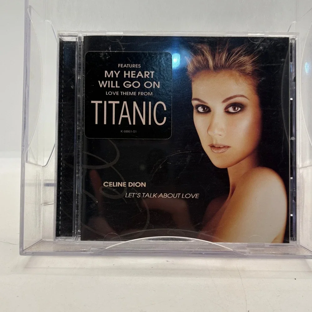 Celine Dion Let's Talk About Love CD 1997 Titanic My Heart Will Go On 68861-2
